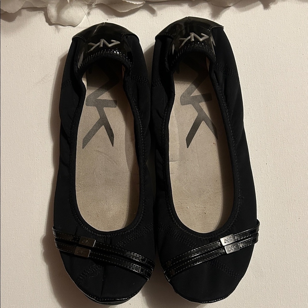 Anne Klein Sport Black Ballet Flats